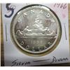 Image 1 : 1966 CANADA SILVER DOLLAR COIN