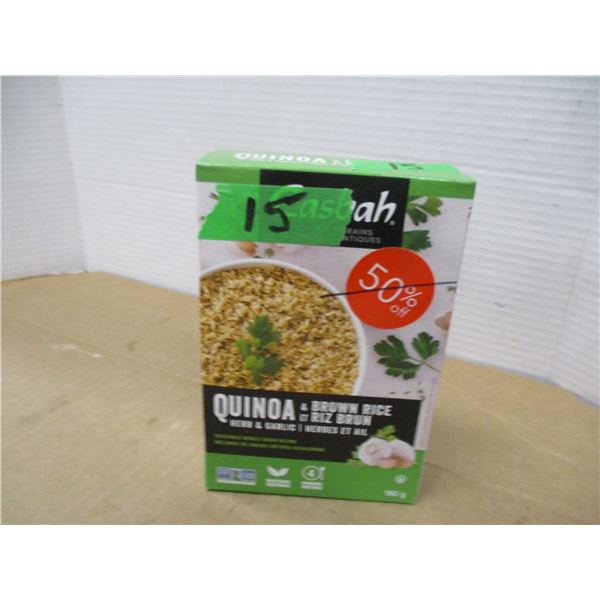 SHELF PULLS (AS IS):  QUINOA & BROWN RICE (180G) - BOX