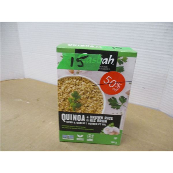 SHELF PULLS (AS IS):  QUINOA & BROWN RICE (180G) - BOX