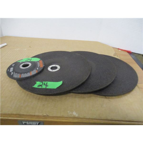 1 - 5" CUTTING WHEEL & 3 - 9" CUTTING WHEELS