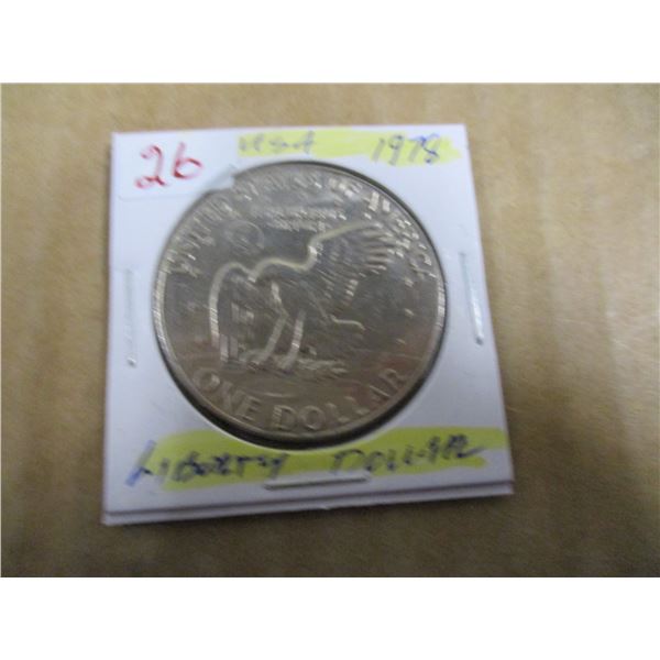 1978 EISHENHOWER USA LIBERTY DOLLAR