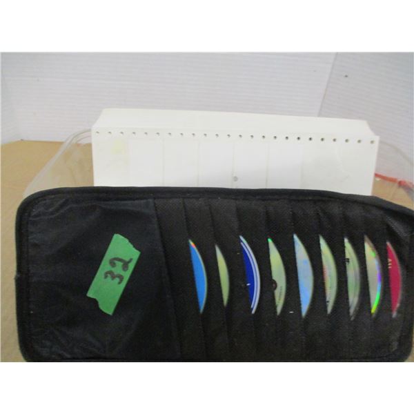 TOTE C/W DISCS & LABELS