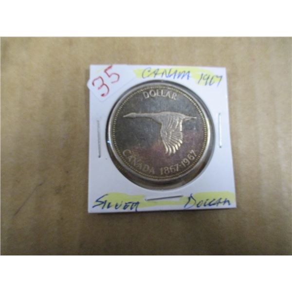 1967 P/L CANADA SILVER DOLLAR
