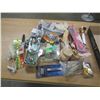 Image 1 : ESTATE:  FLAT C/W CRAFT ITEMS, GLOVES, MISC