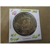 Image 1 : 1958 BC TOTEM POLE CANADA SILVER DOLLAR