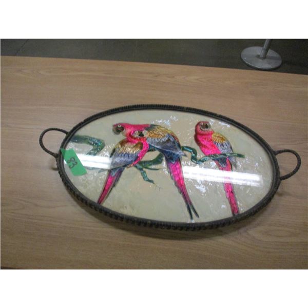 ESTATE:  BIRD DESIGN TRAY
