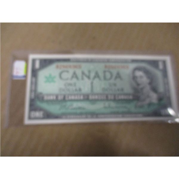 1967 CANADA UNCIRCULATED (WITH SERIAL NUMBER) $1 BILL