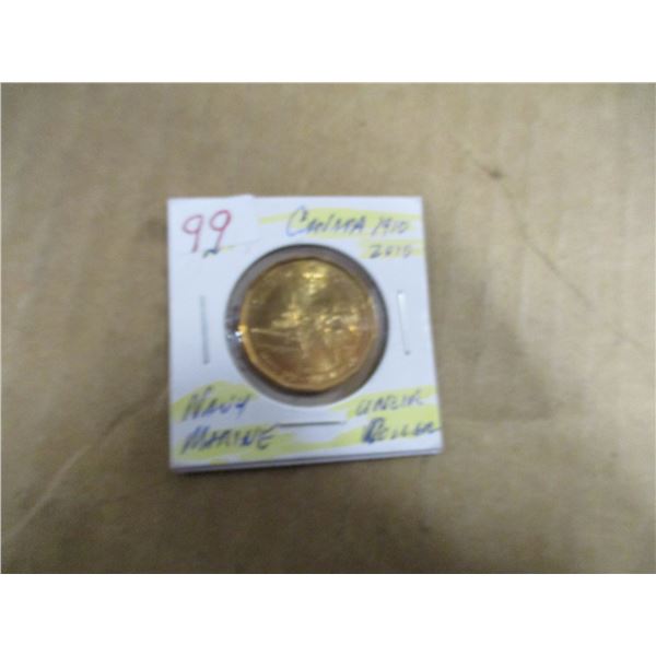 1910 - 2010 CANADA NAVY  MARINE UNCIRCULATED DOLLAR
