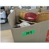 Image 3 : ESTATE:  BOX C/W ASSORTED WICKERWARE