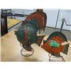 Image 1 : ESTATE:  2 METAL FISH