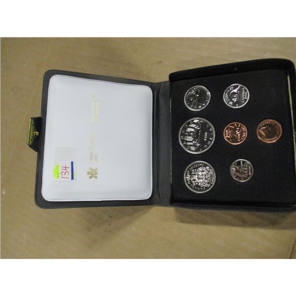 1980 PROOF CASED CANADA DOUBLE PENNY COIN SET