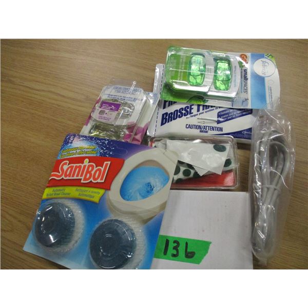 ESTATE:  BOX C/W AIR FRESHNERS, ACCESSORIES