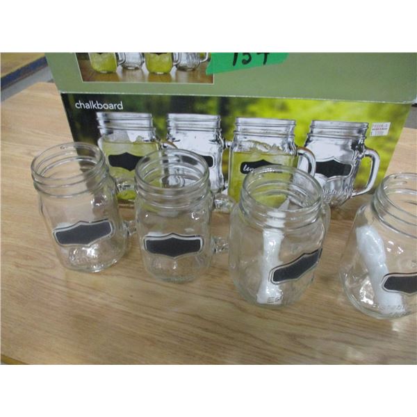 ESTATE:  BOX C/W 4 MASON MUGS