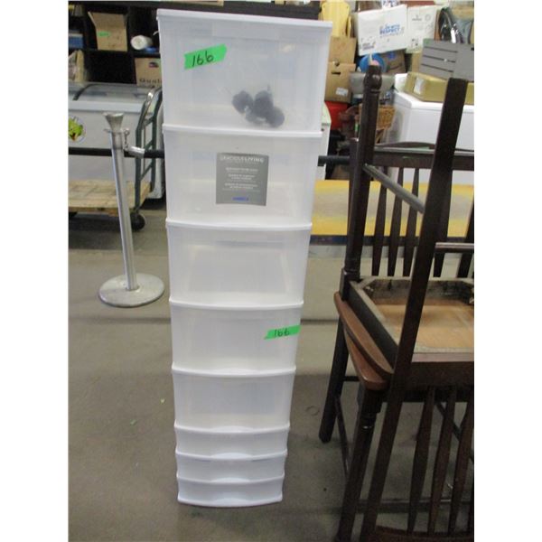 ESTATE:  PLASTIC 8 DRAWER SHELF UNIT