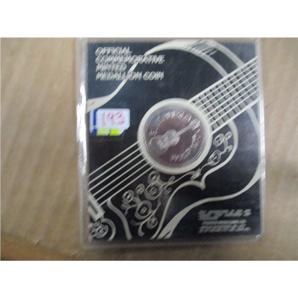 1935 - 1977 ELVIS PRESLEY COMMEMORATIVE COIN