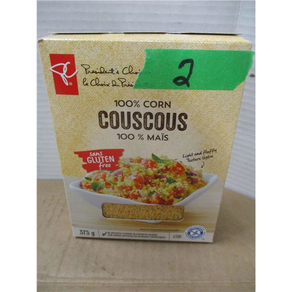 SHELF PULLS (AS IS):  COUSCOUS (375G) - BOX