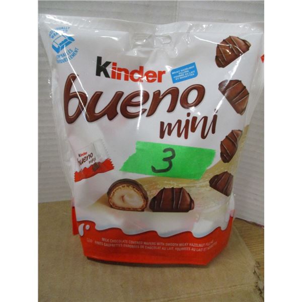 SHELF PULLS (AS IS):  KINDER BUENO MINI BARS - BAG