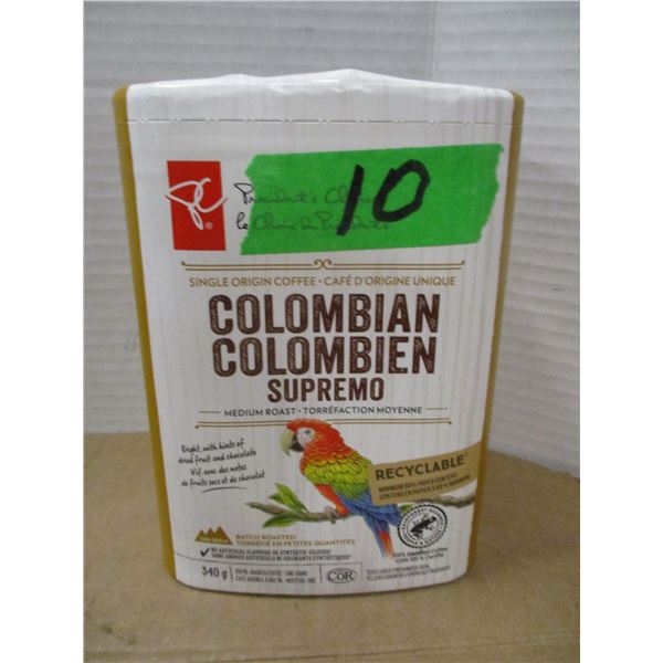 SHELF PULLS (AS IS):  COLUMBIAN COFFEE (340G)