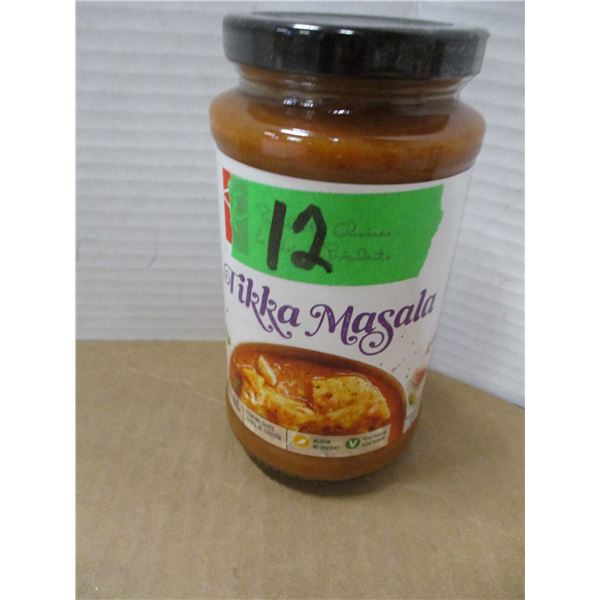 SHELF PULLS (AS IS):  TIKKA MASALA SAUCE (400 ML) - JAR