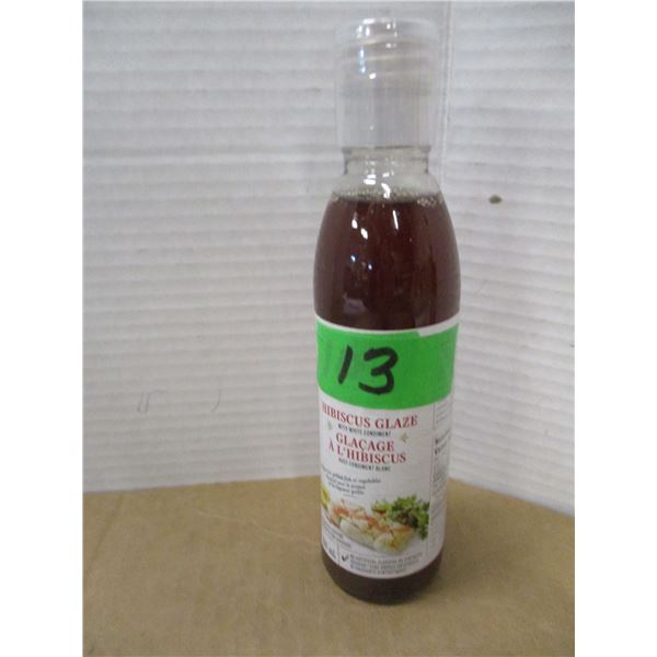 SHELF PULLS (AS IS):  HIBISCUS GLAZE (250 ML) - BOTTLE