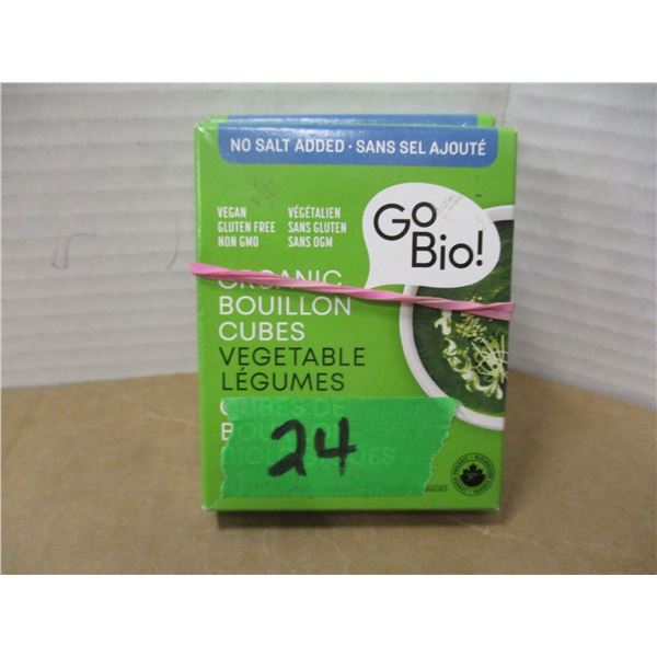 SHELF PULLS (AS IS):  VEGETALBE BOUILLION CUBIES (6) - 2 PACKAGES
