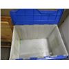 Image 1 : ESTATE:  BLUE & WHITE STORAGE TOTE