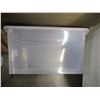 Image 1 : ESTATE:  CLEAR TOTE C/W LID
