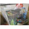 Image 4 : PLASTIC ORNAMENTS, WHEEL WRENCH, LITE BULBS, ETC