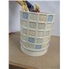 Image 2 : ESTATE:  COUNTER GARBAGE CAN, BROOM