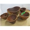 Image 2 : ESTATE:  5 PIECE WOODEN SALAD SET