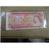 Image 1 : 1974 MULTI COLORED BANK OF CANADA $2 BILL