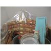 Image 1 : ESTATE:  BOX C/W PURSES, CANDLES, ETC