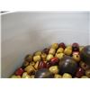 Image 2 : ESTATE:  PAIL C/W ASSORTED MACRAME BEADS