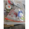Image 1 : ESTATE:  BOX C/W CRAFT ITEMS