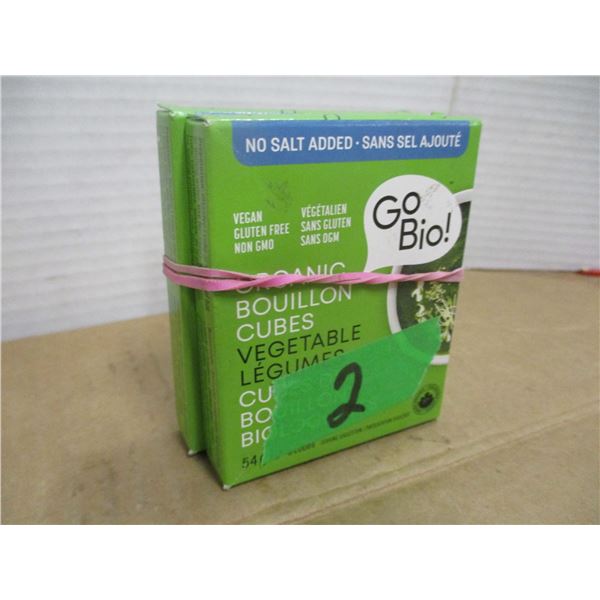 SHELF PULLS (AS IS):  VEGETABLE BOUILLION CUBES (6) - 2 PACKAGES