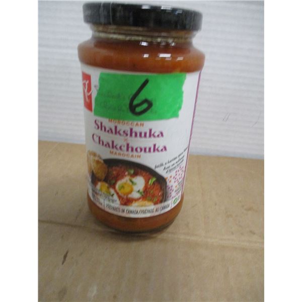 SHELF PULLS (AS IS):  SHAKSHUKA COOKING SAUCE (400 ML) - JAR