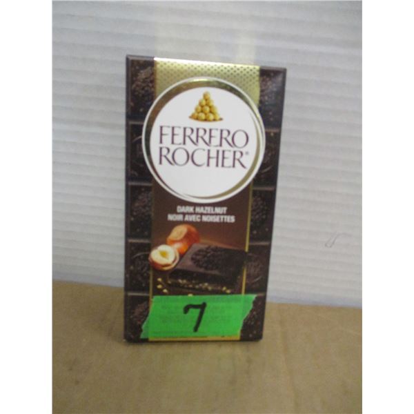 SHELF PULLS (AS IS):  FERRERO ROCHER DARK HAZELNUT BAR (90 G)