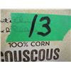 Image 3 : SHELF PULLS (AS IS):  100% CORN COUSCOUS (375G) - BOX