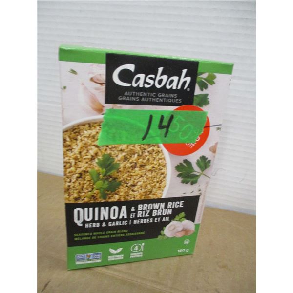 SHELF PULLS (AS IS):  QUINOA & BROWN RICE (180G) - BOX