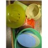 Image 2 : ESTATE:  BOX C/W ASSORTED PLASTICWARE