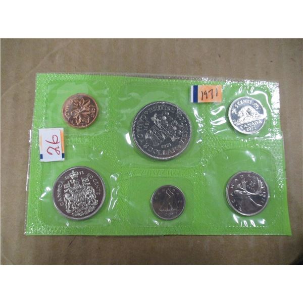 1971 BRITISH COLUMBIA PROOF MINT SEALED COIN SET