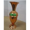 Image 1 : ESTATE:  COPPER COLORED VASE
