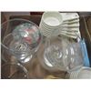 Image 2 : ESTATE:  FLAT C/W GLASSWARE, MEASURING SPOONS, ETC