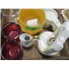 Image 3 : ESTATE:  FLAT C/W GLASSWARE, MEASURING SPOONS, ETC