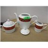 Image 1 : ESTATE:  3 PIECE TEA POT SET