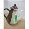 Image 1 : ESTATE:  BROWN & WHITE TEAPOT