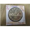 Image 1 : 1957 1 1/2 WATERLINE CANADA SILVER DOLLAR