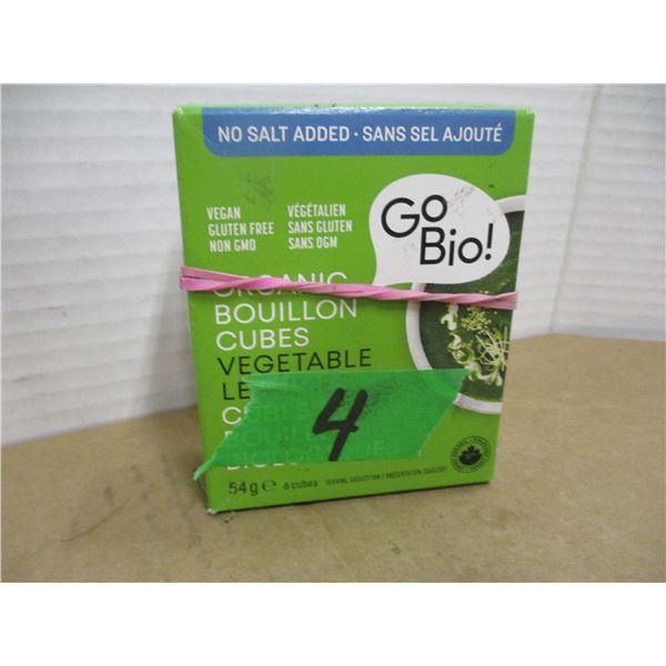 SHELF PULLS (AS IS):  VEGETABLE BOUILLION CUBES (6) - 2 PACKAGES