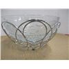 Image 2 : ESTATE:  GLASS BOWL C/W HOLDER