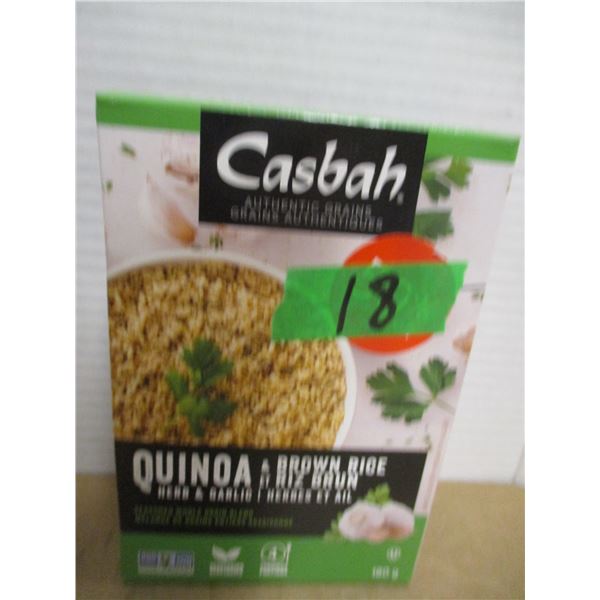 SHELF PULLS (AS IS):  QUINOA & BROWN RICE (180G) - BOX